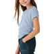 thumbnail image 4 of Blusas y camisas de manga corta con cuello redondo para niños, primavera y verano, color liso, manga corta, cuello redondo, camiseta para niños, parte superior de poliéster para niños, 4 of 4
