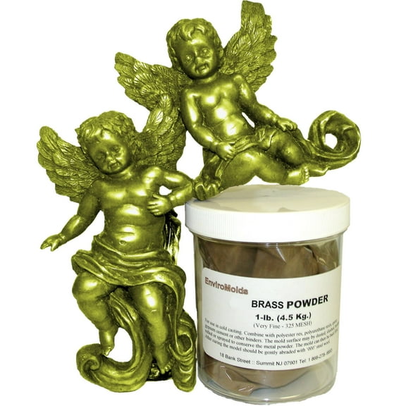 Brass Powder 325 Mesh - 5-lb. by ArtMolds for Cold Casting and Inlaying