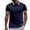 Navy, variant on RMGVDSD Mens Knit Polo Shirts Lapel Button Open Collar Men's Casual Loose Comfortable Trendy Business Short Sleeve Polo Shirt Casual Athletic T Shirt