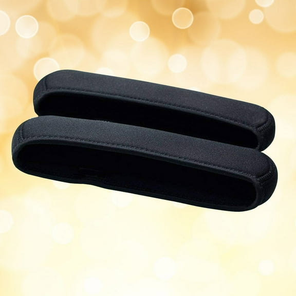 HEMOTON 1 Pair Office Computer Chair Armrest Protect Cover Chair Arm Rest Pads - Size L (Black)