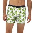 thumbnail image 2 of Men'S Boxer Briefs, Cartoon Green Peas Soft And Breathable Mens Underwear Boxer Briefs With Widen Waist, 2 of 2