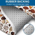 thumbnail image 4 of Colorful Mushroom Collection White Pattern Bathroom Rugs Sets 3 Piece,Toilet Cover Set,Absorbent Non Slip Bathroom Mats Sets with U-Shaped Contour Rug Toilet Rug Set, 4 of 5
