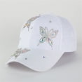 thumbnail image 2 of MEICHEN Ladies' Summer Garden Printed Sun Hat White Fashion Duck Cap Spring Casual Snapback Hat Pretty Baseball Cap for Women, 2 of 7