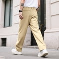 thumbnail image 3 of GINGTTO Men's Dress Pants Loose Fit Slacks for Men, 3 of 7