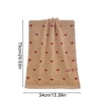 thumbnail image 2 of Bcylexb Cotton Hand Towels, 13"x 30" Ultra Soft Absorbent Cute Heart Print "LOVE" Face Towels for Bathroom Shower Kitchen Gift for Women, 2 of 6