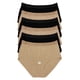 thumbnail image 4 of 6 Pantaletas Completas De Algodón 3 Negras y 3 Beige, 4 of 4