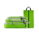 thumbnail image 5 of 4 bolsas organizadoras de equipaje portátiles para zapatos, artículos de tocador y almacenamiento. Verde, 5 of 9