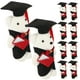 thumbnail image 3 of KAKOWELY 10 mini osos de graduación a granel, muñecos de peluche con birrete para jardín de infantes, primaria, secundaria y fiestas de graduación., 3 of 5