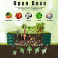 thumbnail image 6 of TRAMULL Oval Metal Raised Garden Bed Kit, 8x3x1.5FT, Galvanized, Green, 6 of 6