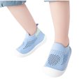 thumbnail image 4 of ZACPNCV Infant Newborn Baby Shoes Spring Baby Knit Indoor Floor Shoes Non-slip Breathable Sweat Shoes Beige, 4 of 5