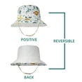 thumbnail image 6 of Tisoloow Baby Sun Hat UPF 50+ Sun Protection Cute Baby hats Wide Brim Summer Beach hat Toddler Sun Hats for Boys Girls Dinosaur 0-6 Months, 6 of 7