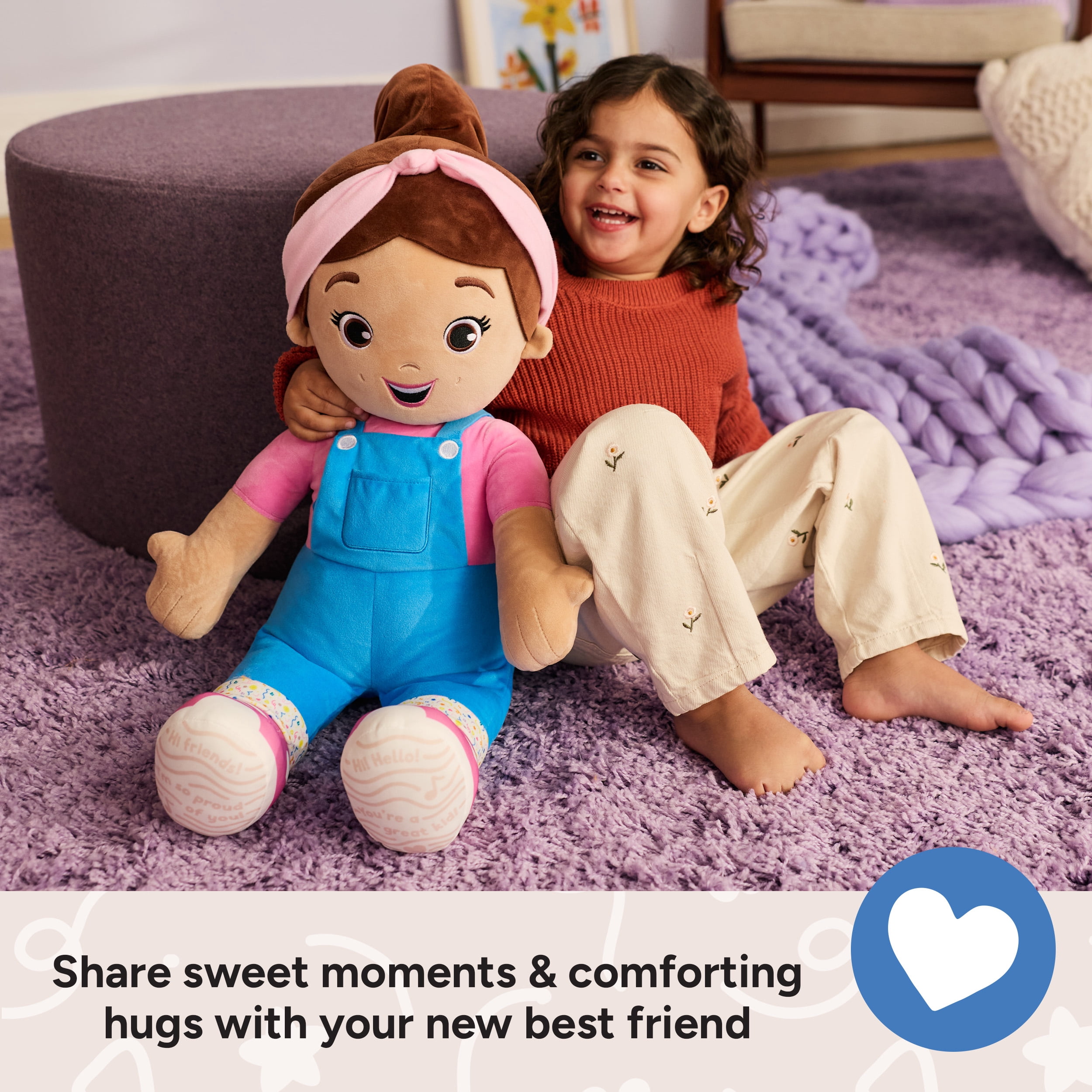 Ms. Rachel Jumbo 24-Inch Stuffed Plush Doll for Kids and Collectors