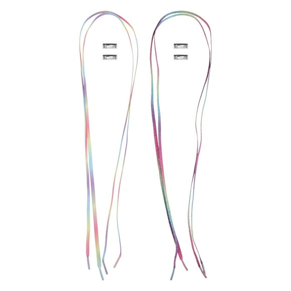 WRISTBIQUE 2Jgo Cordones Sin Atar Para Zapatillas Deportivas Material Metal En Color Variado