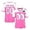 Pink, variant on Custom Football Personalized Team Name Number Printed Sports Shirt for Men Women Youth