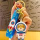 thumbnail image 4 of Llavero Animal creativamente astronauta colorido llaves anillos delicado colgante de dibujos animados cumpleaños Navidad regalo único diario Ropa, zapatos y accesorios Miscelánea tigre azul Guardurnaity AP014350-02, 4 of 6