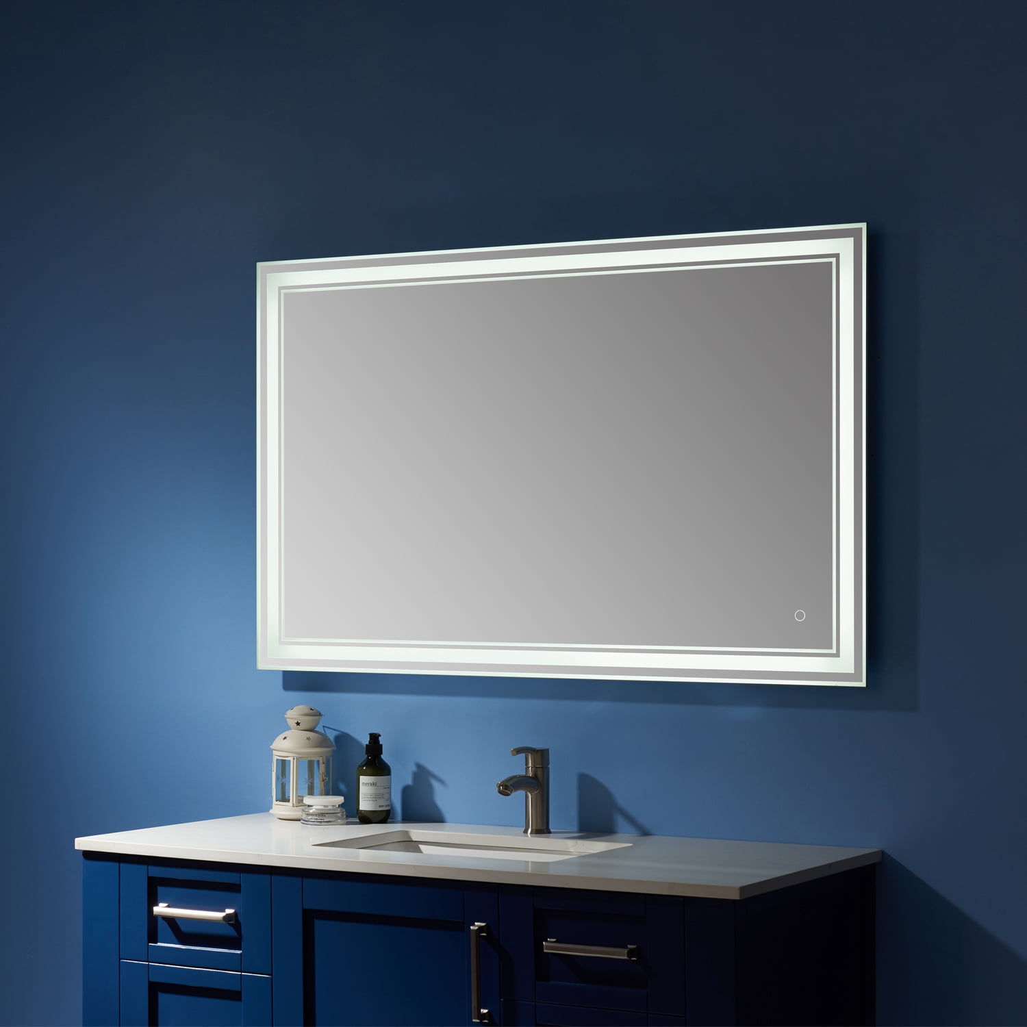 Varese 48'' Rectangle LED Lighted Accent Bathroom Vanity Wall Mount Mirror
