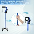 thumbnail image 7 of KingPavonini Walking Cane for Elderly Blue 4-Pronged Base Foldable Second Handle, 7 of 7