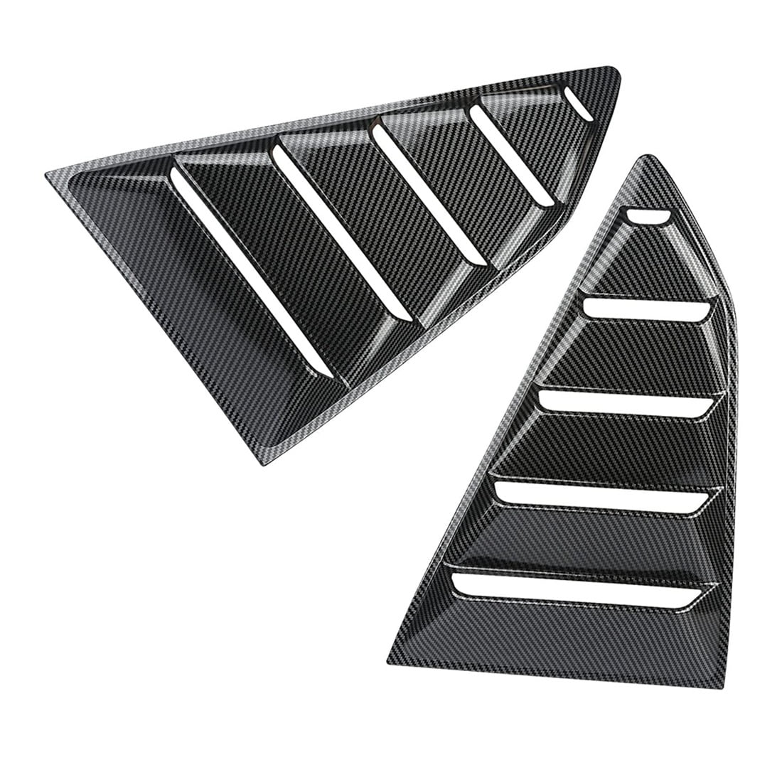 Left Right Racing Style Rear Side Window Air Vent Louvers for 20172021