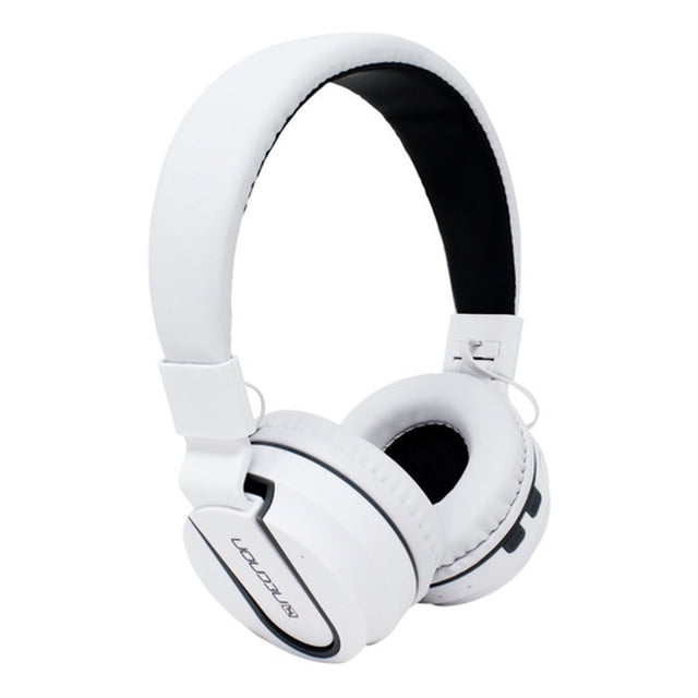 Necnon Audifonos Diadema Bluetooth Manos Libres Nbh-05 RUBBERIZED BLANCO 14D22 14C22 *P* Necnon NBH-05