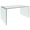 Clear, variant on Bent All Glass (Tempered) Computer Desk
