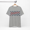 thumbnail image 4 of 4th of July American Shirt Cute Checkered Retro Patriotic Graphic Tee, 4 of 8