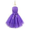 thumbnail image 4 of iiniim Girls Sequin Bowknot Princess Dance Ball Wedding Party Flower Dress, 4 of 7