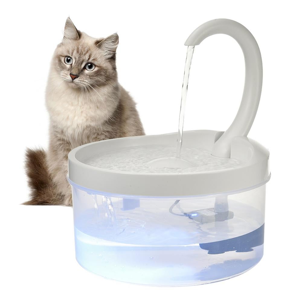 Swan Shape Automatic Pet Water Drinking Fountain Pet Water Dispenser With Adjustable Water Flow Super Quiet Great For Cats And Small Dogs USB Charging Interface