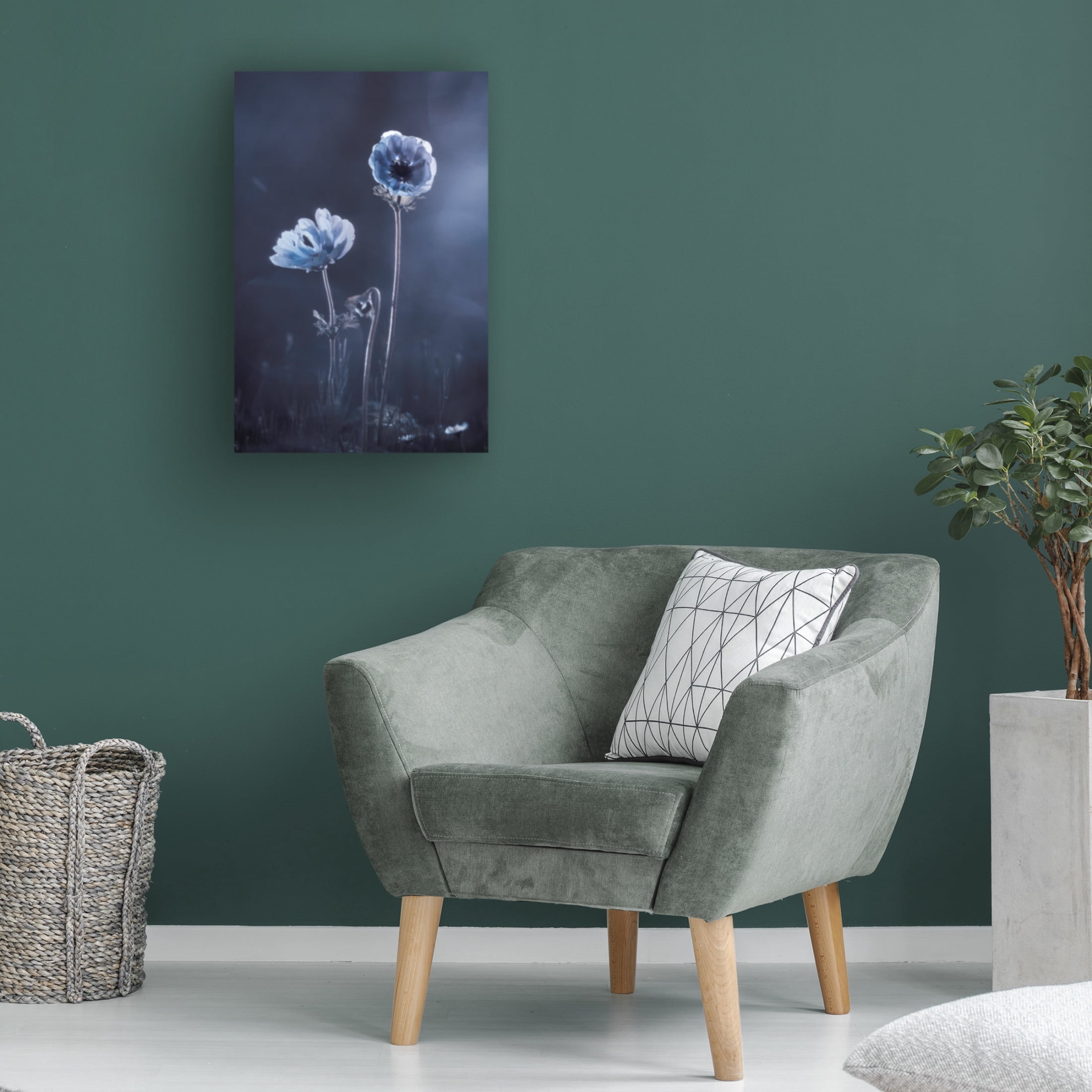 Canvas Wall Art - Fabien Bravin 'Meanwhile, Oustide Walls' Wall Art for Living Room, Bedroom, or Office Décor by Trademark Fine Art - 30 x 47 Inches