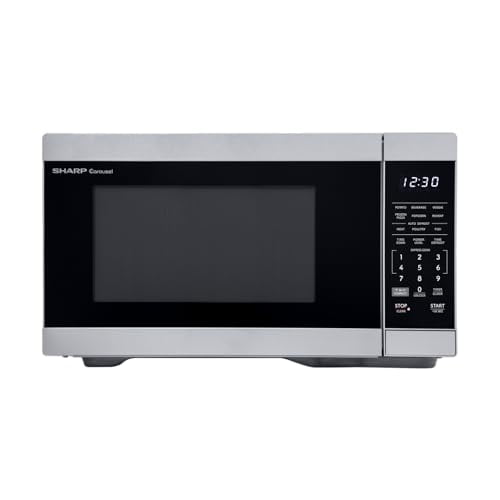 Horno microondas de encimera SHARP SMC1169KS, 1.1 pies cúbicos, acero inoxidable