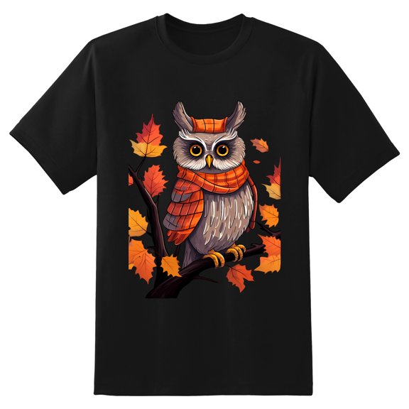 Men's Graphic TeeOwl (4) Letter Print T-Shirts Round Neck Short Sleeves Sizes XS-5XL Summer Daily Casual Tops