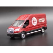 Open Box 2015 15 FORD TRANSIT SPRINTER VAN INDIAN MOTORCYCLE 164 SCALE DIECAST MODEL CAR