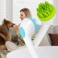 thumbnail image 4 of Pet Grooming Bath Brush with Integrated Shampoo Dispenser for Dog and Cat Cleaning Massage and Soothing, 4 of 6