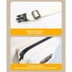 thumbnail image 4 of Bolsa de cuero para coche con tablero de mesa - Organizador colgante de 27x15x35cm para teléfonos, vasos, gafas de sol - Accesorio automotriz en blanco o negro, 4 of 7