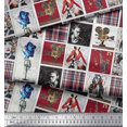 thumbnail image 3 of Soimoi Modal Satin Fabric Check,Women & Camera Patchwork Fabric Prints by Yard 42 Inch Wide, 3 of 3