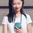 thumbnail image 2 of Amdohai Portable Hands-Free Fan Mini Fan Personal Fan USB Rechargeable Wearable Lazy Fan 3 Speeds Neck Fan with Adjustable Lanyard for Travel Camping Office Home, 2 of 8