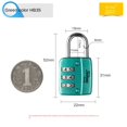thumbnail image 1 of Combination Lock Luggage Trolley Luggage Wardrobe Mini Small Lock Cabinet Padlock-A, 1 of 7