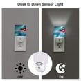 thumbnail image 2 of KLL Aurora Borealis Village for Night Lights,Auto Sensor Night Lamp Plug in Night Light with Dusk-to-Dawn Light Sensor LED Nightlightfor Adults & Kids Room/Bedroom/Hallway, 2 of 7