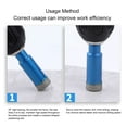 thumbnail image 3 of Drill Bits, Wide Usage 5 Pcs Hex Shank Brazed  Hole Opener  for Marble, 3 of 7