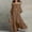 Brown, variant on FRSASU Long Sleeve off the Shoulder Dress for Women Tiered Maxi Dress A Line Ruffled Elegant Flowy Long Dresses Wine-A