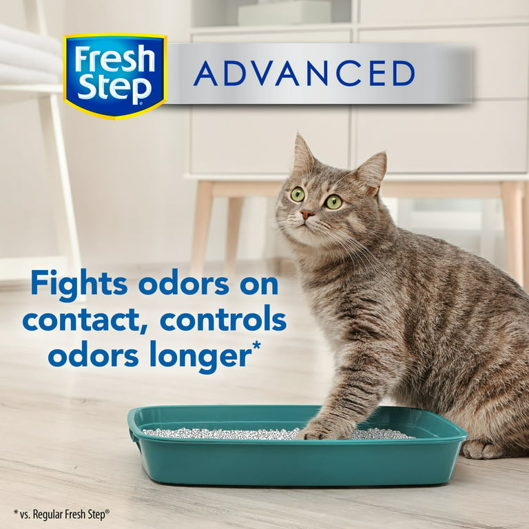 Fresh Step Clean Paws Simply Unscented Low Tracking Cat Litter