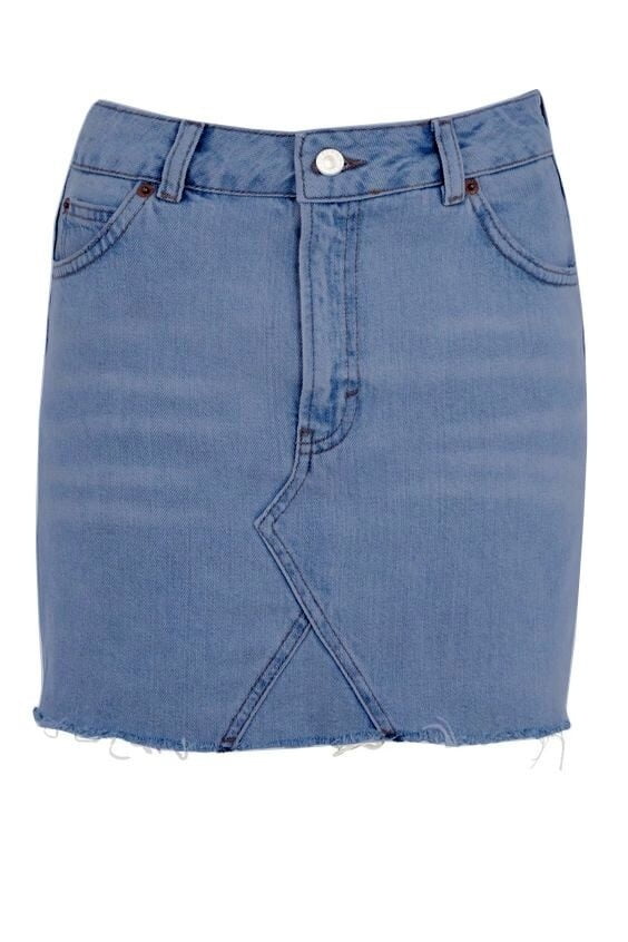 blue jean skirt walmart