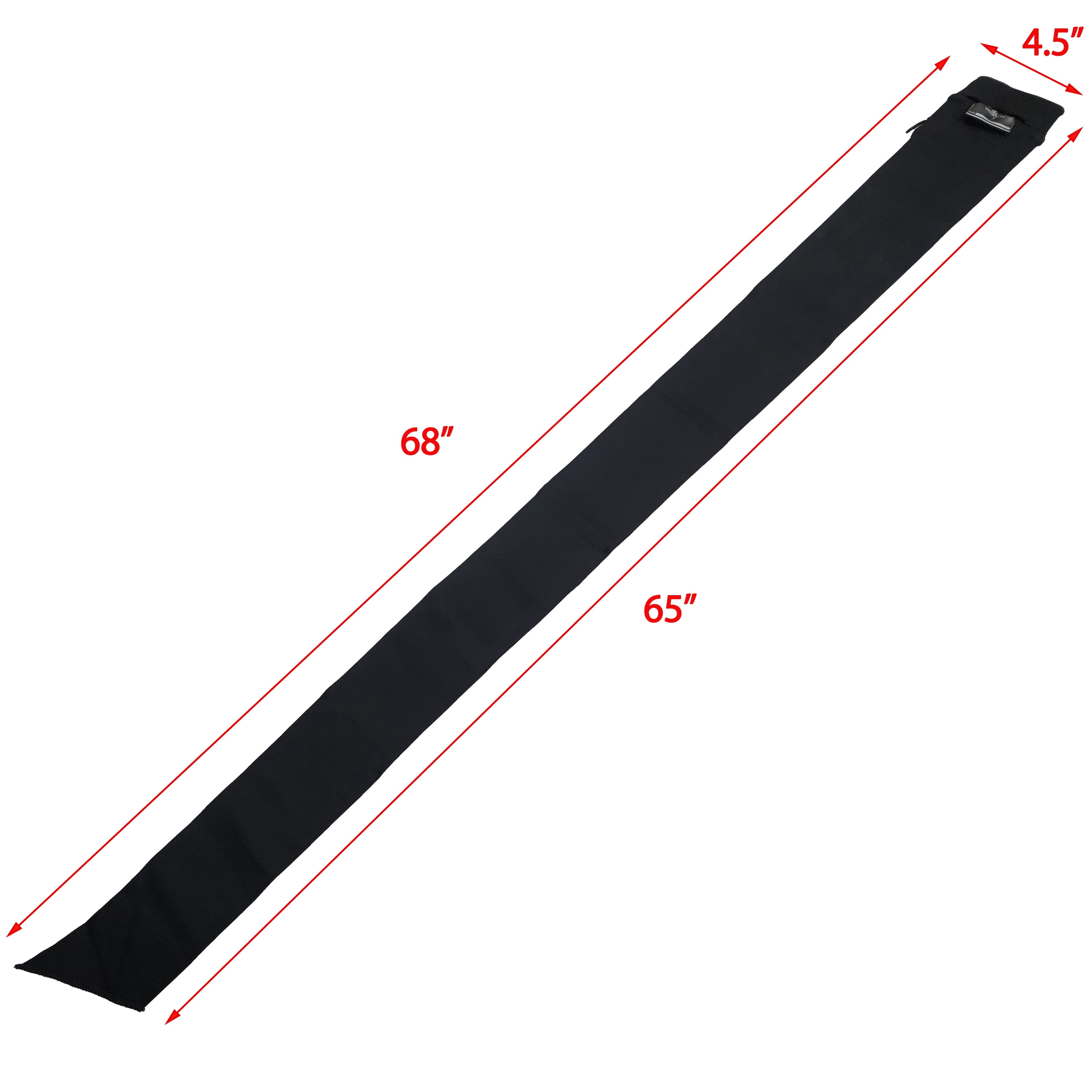 Fourreau En Polaire Noir Pour Arc Long (Longbow) - Thompson Traditional Archery