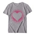 thumbnail image 5 of IROINNID Women's Casual Comfy Printed T-shirt Round Neck Short Sleeve Streetwear Loose Tops, 5 of 5