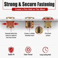 Carbon Steel Head Rivet Nut Tool Kit,M3–M12 Rivet Sets | Manual Blind ...