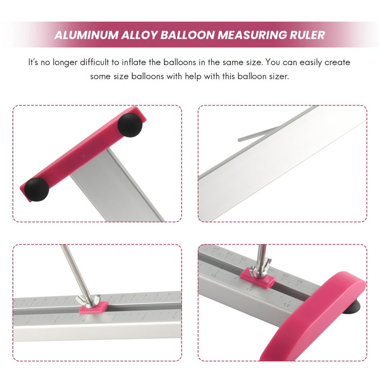 Balloon Ruler Balloon Size Measure Tool Foldable Measuring Sizer for Set  Ballon Garland Wedding Birthday Party