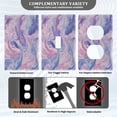 thumbnail image 3 of Light Switch Cover Switch Plate Outlet Cover Plug Cover for Electrical Unused Outlet Cover Pale Pink Marine Creatures, 3 of 6