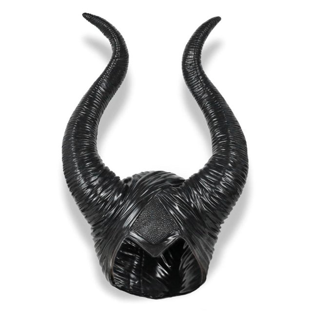 Wdftyju Máscara de cosplay con forma de cuerno de buey negro, tocado, mascarada de Halloween, accesorios de fiesta, regalo Wdftyju 3rx3tg7ke4dy8vd8