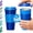 Navy/Blue, variant on Copco Acadia Set of 2 Travel Mugs - 16oz Double Wall Insulated, Aqua/Gray