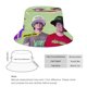 thumbnail image 2 of Inefable Sombrero bucket para adultos, gorra de protección solar, sombrero de pescador plegable para viajes al aire libre, pesca y actividades de verano, 2 of 6