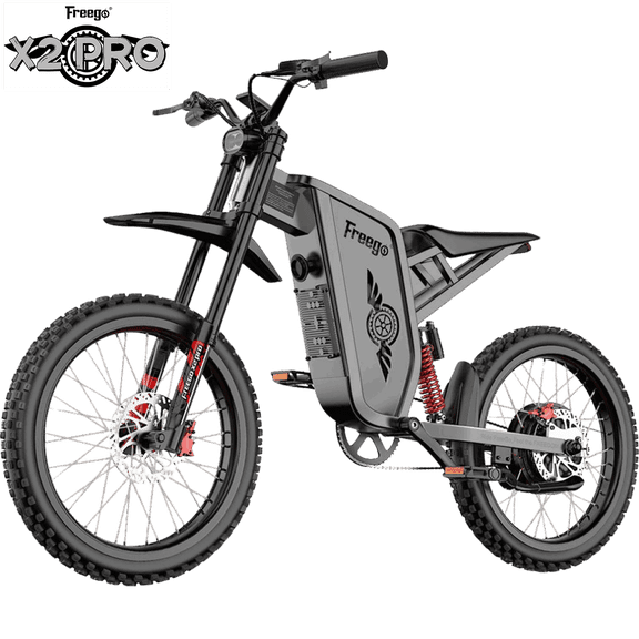 FREEGO X2 Pro Electric Dirt Bike 6000W(Peak) Motor 60V/30Ah Battery,50MPH/80Mile UL2849